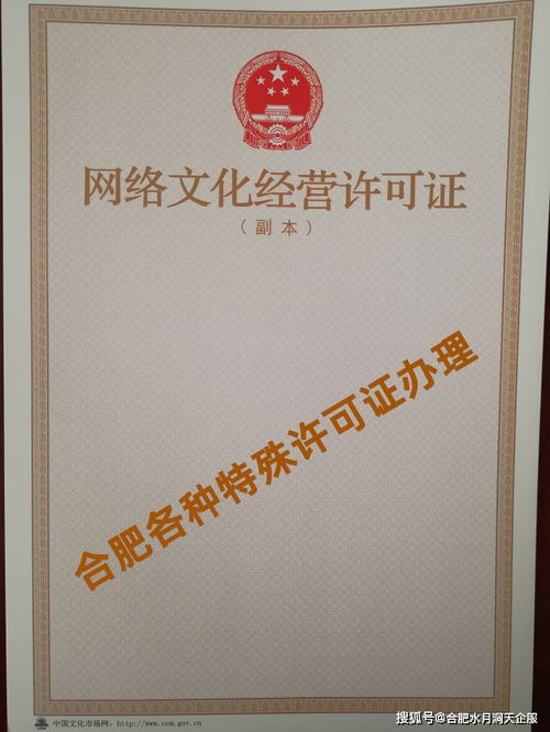 合肥網絡文化經營許可證的辦理條件和材料